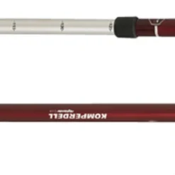Komperdell Highlander Cork Wandelstokken, Rood/zilver