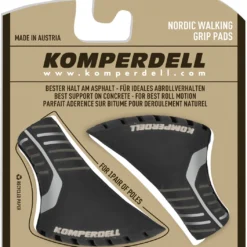 Komperdell Nordic Wandelpads 2-kleuren Gevulkaniseerd, Zwart/grijs