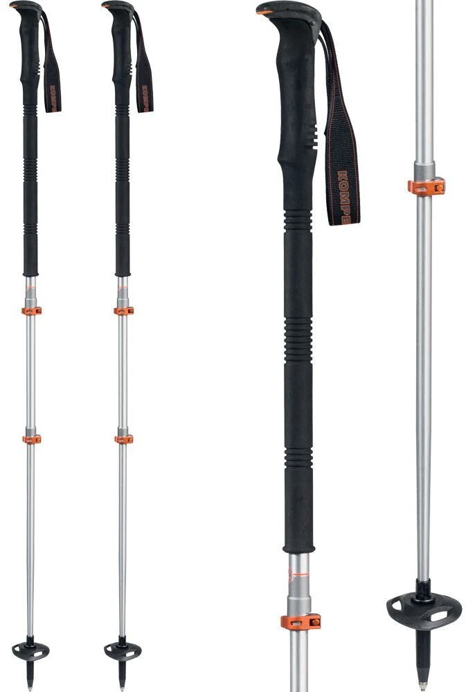 Komperdell Titanal EXP Pro Palen, Zwart/zilver 3 Komperdell Titanal EXP Pro Palen, Zwart/zilver