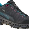 La Sportiva Spire GTX Schoenen Dames, Zwart/blauw -Kampeeruitrusting Verkoop 2024 la sportiva spire gtx shoes women black topaz 1