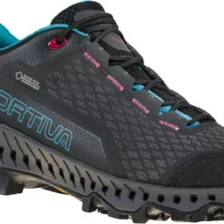 La Sportiva Spire GTX Schoenen Dames, Zwart/blauw