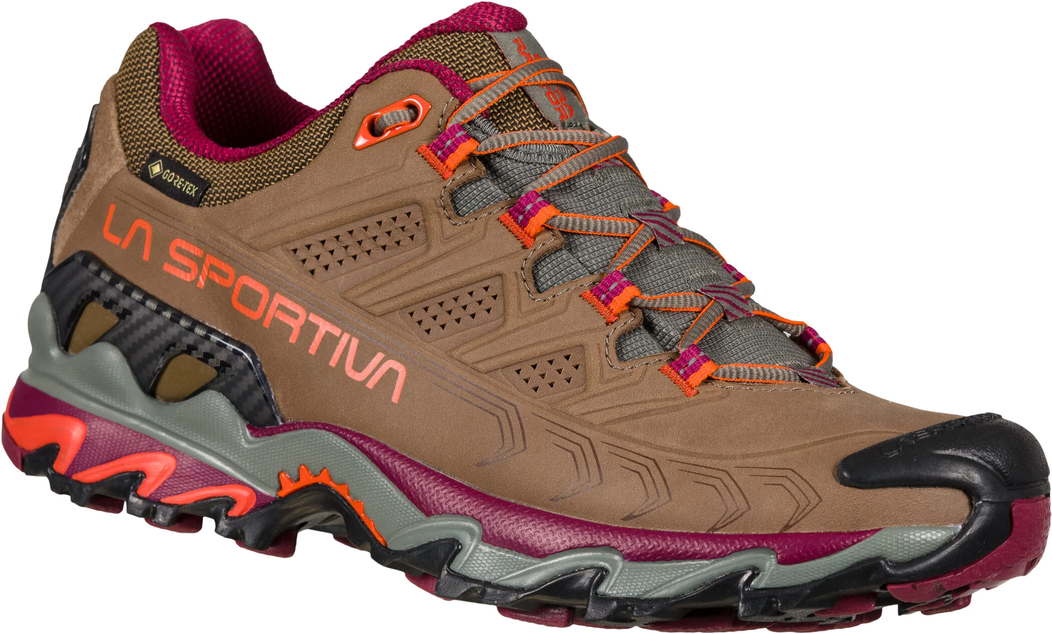 La Sportiva Ultra Raptor II Leather GTX Schoenen Dames, Bruin/rood 3 La Sportiva Ultra Raptor II Leather GTX Schoenen Dames, Bruin/rood