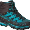 La Sportiva Ultra Raptor II Mid Wide GTX Schoenen Dames, Grijs/turquoise -Kampeeruitrusting Verkoop 2024 la sportiva ultra raptor ii mid wide gtx shoes women carbon topaz 1