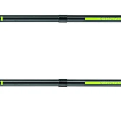 LEKI Sherpa FX.One Carbon Bergbeklimmersstokken, Zwart/geel