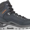 Lowa Renegade LL Middelhoge Schoenen Heren, Blauw 1 Lowa Renegade LL Middelhoge Schoenen Heren, Blauw -Kampeeruitrusting Verkoop 2024 lowa renegade ll mid shoes men dark blue orange 1
