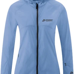 Maier Sports Feathery Windjacket Women, Blauw