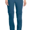 Maier Sports Inara Slim Afritsbroek Dames, Blauw -Kampeeruitrusting Verkoop 2024 maier sports inara slim zip off pants women ensign blue 1