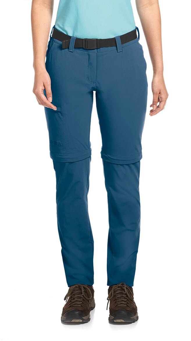 Maier Sports Inara Slim Afritsbroek Dames, Blauw 3 Maier Sports Inara Slim Afritsbroek Dames, Blauw