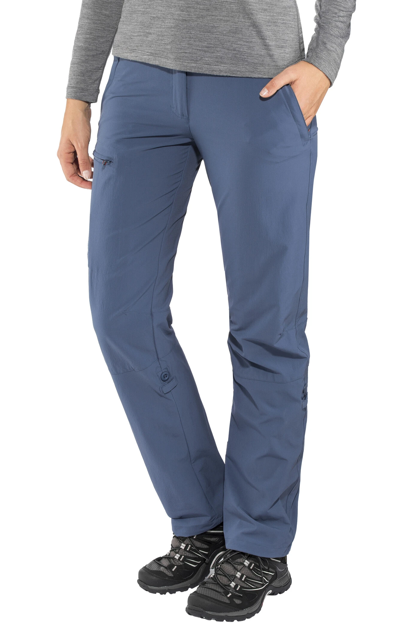 Maier Sports Lulaka Roll Up Broek Dames, Blauw 3 Maier Sports Lulaka Roll Up Broek Dames, Blauw