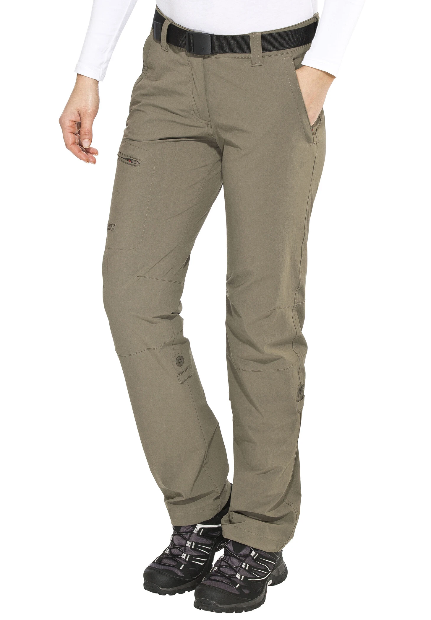 Maier Sports Lulaka Roll Up Broek Dames, Bruin 3 Maier Sports Lulaka Roll Up Broek Dames, Bruin