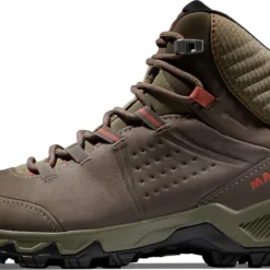 Mammut Nova IV Mid GTX Schoenen Dames, Bruin/olijf