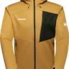 Mammut Ultimate VII SO Hooded Jacket Heren, Geel