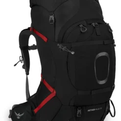 Osprey Aether Plus 70 Rugzak Heren, Zwart