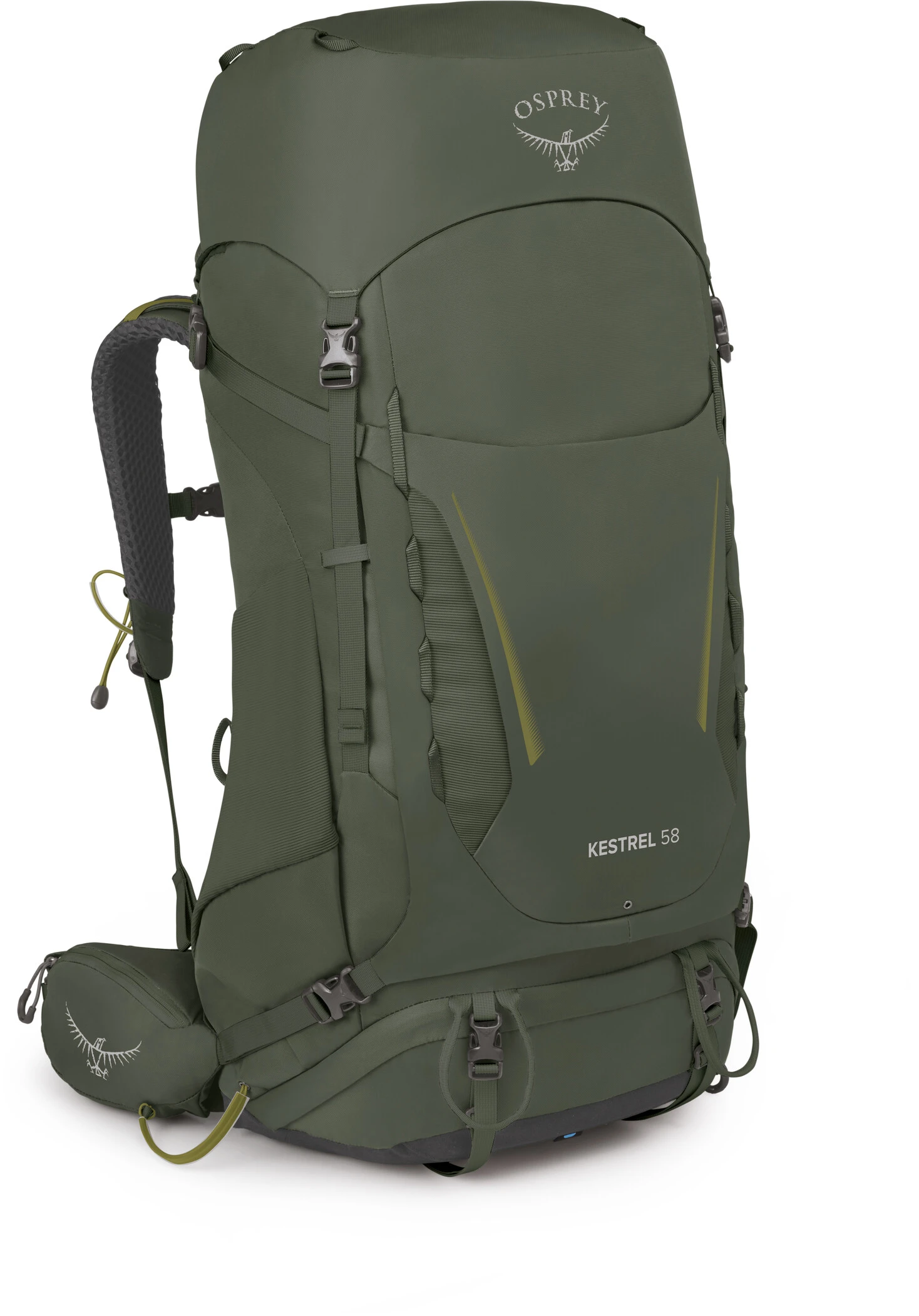 Osprey Kestrel 58 Backpack Men, Olijf 3 Osprey Kestrel 58 Backpack Men, Olijf