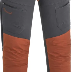 Pinewood Finnveden Hybrid Broek Heren, Oranje/grijs