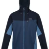 Regatta Birchdale Waterdichte Shell Jas Heren, Blauw -Kampeeruitrusting Verkoop 2024 regatta birchdale waterproof shell jacket men blue wing navy 1