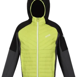 Regatta Kielder Hybrid VI Jacket Kids, Groen/zwart