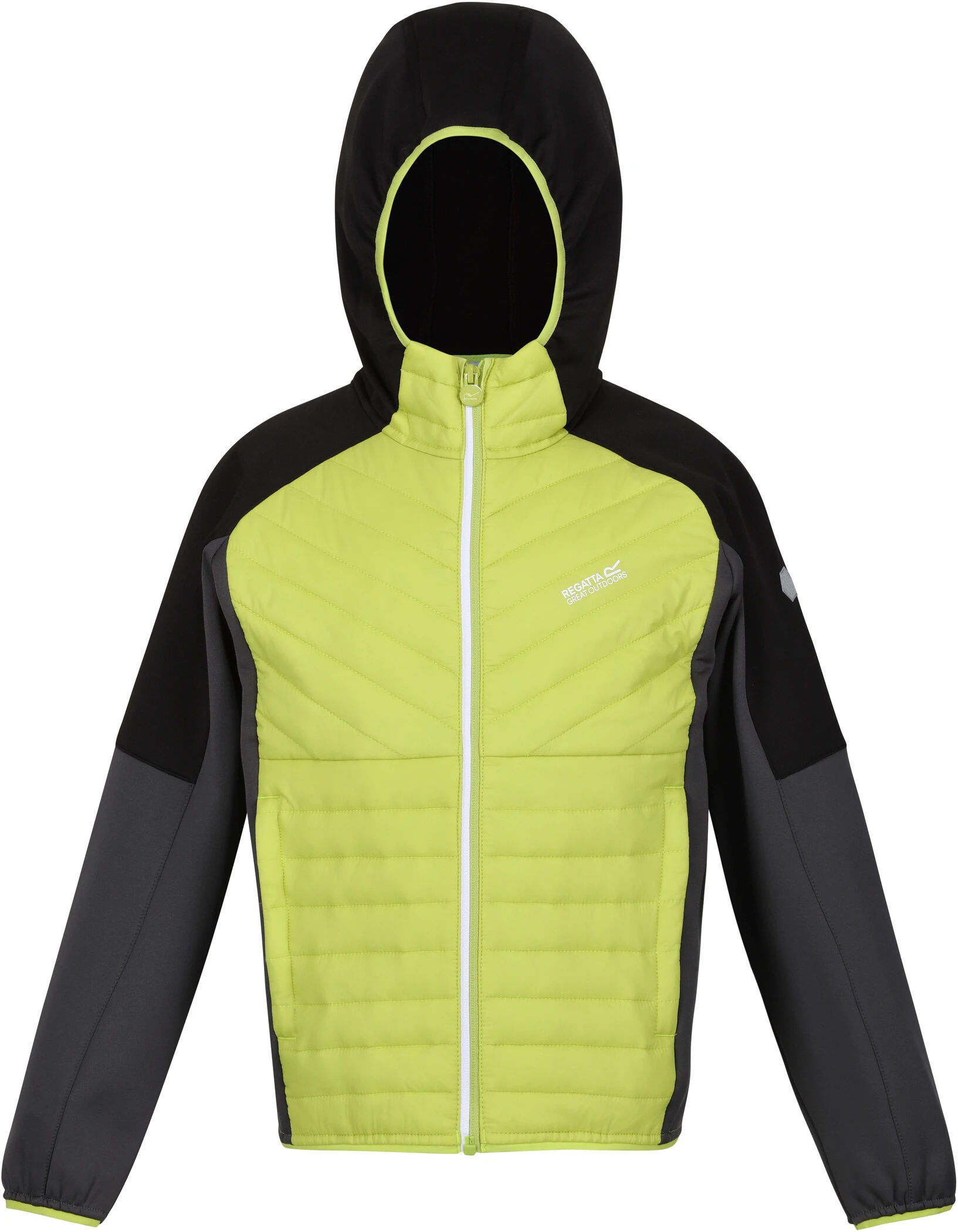 Regatta Kielder Hybrid VI Jacket Kids, Groen/zwart 3 Regatta Kielder Hybrid VI Jacket Kids, Groen/zwart