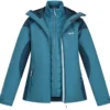 Regatta Wentwood VII Jas Dames, Petrol -Kampeeruitrusting Verkoop 2024 regatta wentwood vii jacket women dragonfly 1