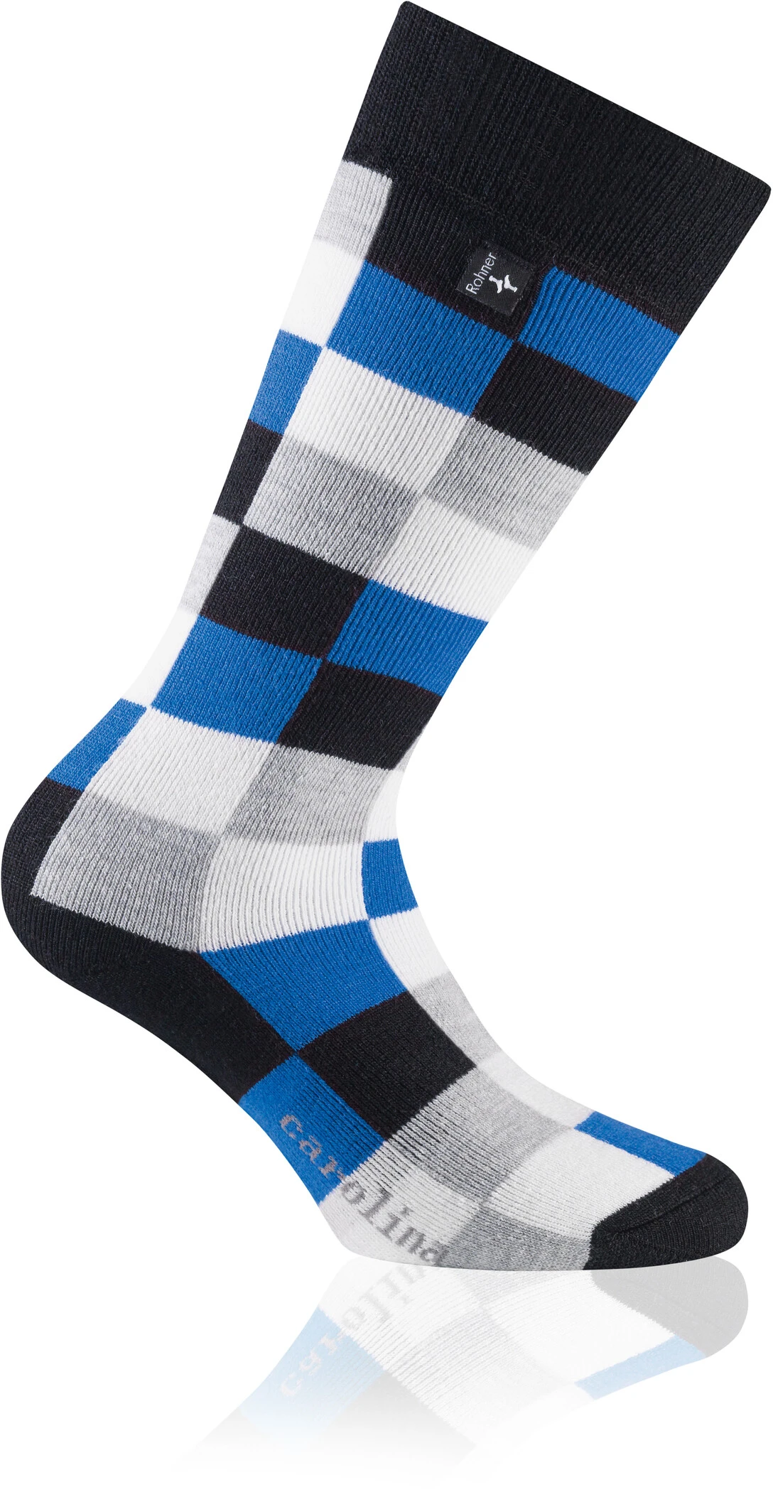 Rohner Carolina Sokken Kinderen, Blauw/zwart 3 Rohner Carolina Sokken Kinderen, Blauw/zwart