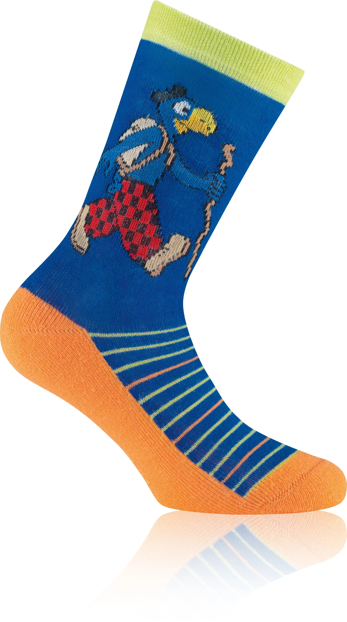 Rohner Globi Trekking Sokken Kinderen, Blauw/oranje 3 Rohner Globi Trekking Sokken Kinderen, Blauw/oranje