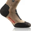Rohner Trek'n Travel L/R Sokken, Beige/zwart -Kampeeruitrusting Verkoop 2024 rohner trekn travel l r socken beige 1