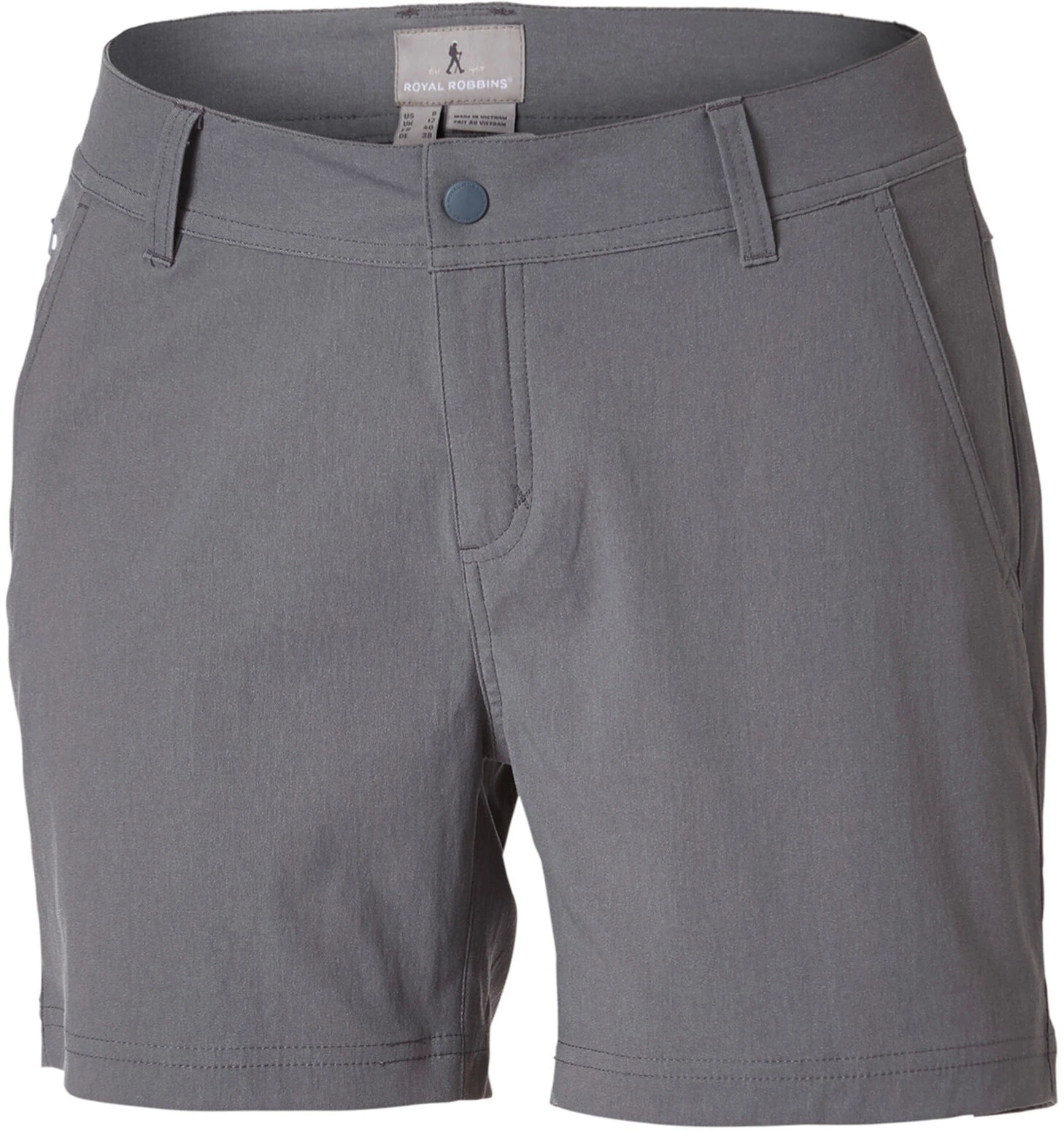 Royal Robbins Alpine Road 5" Korte Broek Dames, Grijs 3 Royal Robbins Alpine Road 5" Korte Broek Dames, Grijs