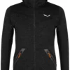 SALEWA Nuvolao Alpine Wool Jas Heren, Zwart -Kampeeruitrusting Verkoop 2024 salewa nuvolao alpine wool jacket men black out 1