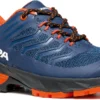 Scarpa Rush GTX Schoenen Kinderen, Blauw/oranje -Kampeeruitrusting Verkoop 2024 scarpa rush gtx shoes kids blue fiesta 1