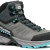 Scarpa Rush Trek GTX Schoenen Dames, Grijs/blauw -Kampeeruitrusting Verkoop 2024 scarpa rush trek gtx shoes women midgray aqua 1