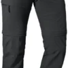 Schöffel Koper1 Afritsbare Broek Heren, Grijs -Kampeeruitrusting Verkoop 2024 schoeffel koper1 zip off pants men asphalt 1