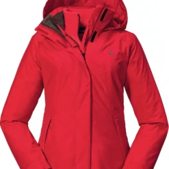 Schöffel Partinello 3in1 Jas Dames, Rood