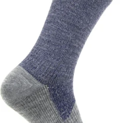 Sealskinz Waterproof All Weather Middelhoge Sokken, Blauw/grijs