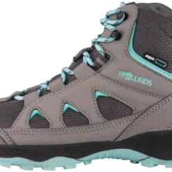 TROLLKIDS Femund Winter Hiker Schoenen Kinderen, Grijs/turquoise