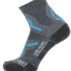 UYN Trekking 2in Merino Laag Uitgesneden Sokken Dames, Grijs/turquoise -Kampeeruitrusting Verkoop 2024 uyn trekking 2in merino low cut socks women mid grey turquoise 1