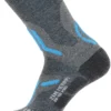 UYN Trekking 2in Merino Mid Sokken Dames, Grijs/turquoise -Kampeeruitrusting Verkoop 2024 uyn trekking 2in merino mid socks women mid grey turquoise 1