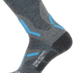 UYN Trekking 2in Merino Mid Sokken Dames, Grijs/turquoise