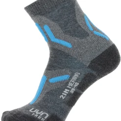 UYN Trekking 2in Merino Sokken Dames, Grijs/turquoise