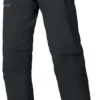 VAUDE Farley Stretch Zip-Off T-Zip Broek Dames, Zwart -Kampeeruitrusting Verkoop 2024 vaude farley stretch zo t zip pants women black 3