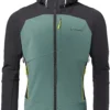 VAUDE Larice V Jas Heren, Groen/grijs -Kampeeruitrusting Verkoop 2024 vaude larice v jacket men dusty forest 1